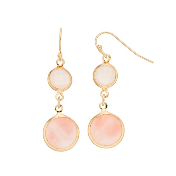 LC Lauren Conrad Jewelry - LC Lauren Conrad Double Drop Earrings NWT LC Lauren Conrad Jewelry - LC Lauren Conrad Double Drop Earrings NWT